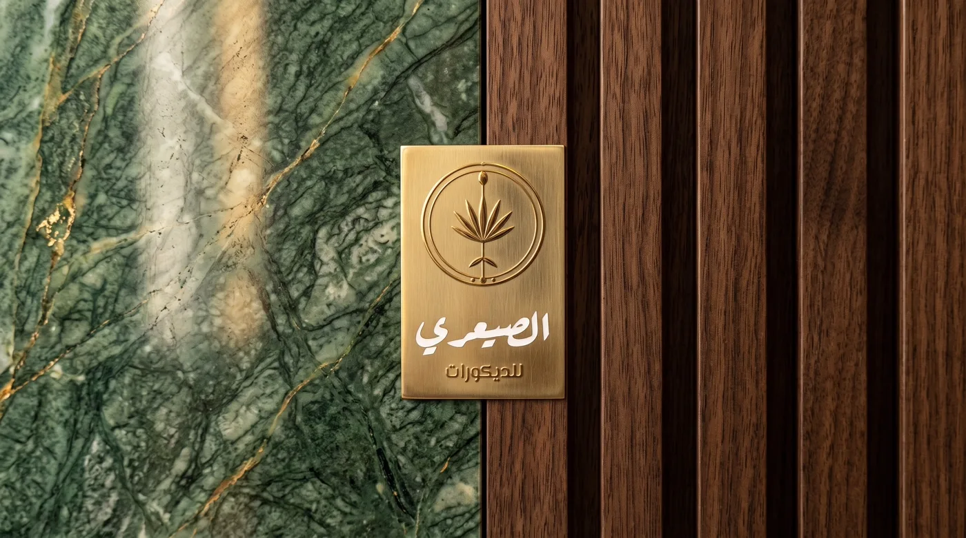 تكسيات — رخام وخشب
